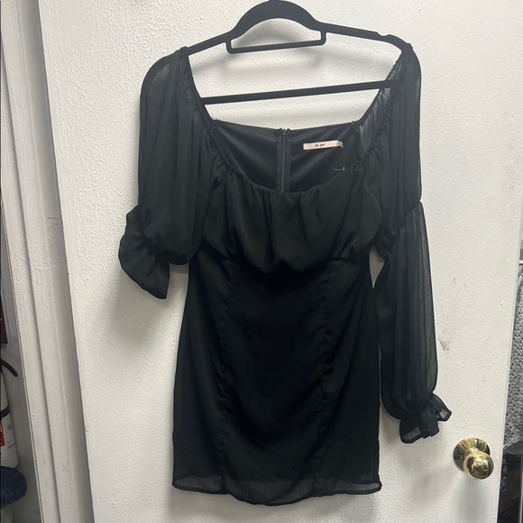 Miami Black Fabric with Embroidered Detail - Picture 1 of 3